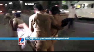 V Muraleedharan | Youth congress | Black flag