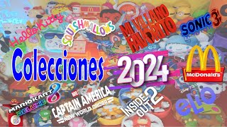 Mis Colecciones 2024 de la Cajita feliz de McDonalds 🍟 Figuras y juguetes del Happy Meal 2024 Disney