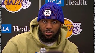 LeBron James Postgame Interview - Lakers vs Pacers | February 2, 2023
