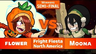 flower vs Moona - Winners Semi-Final - Fright Fiesta - NA 1v1