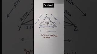 how to find a centroid of a triangle #youtube #viral #geometry #construction #shorts