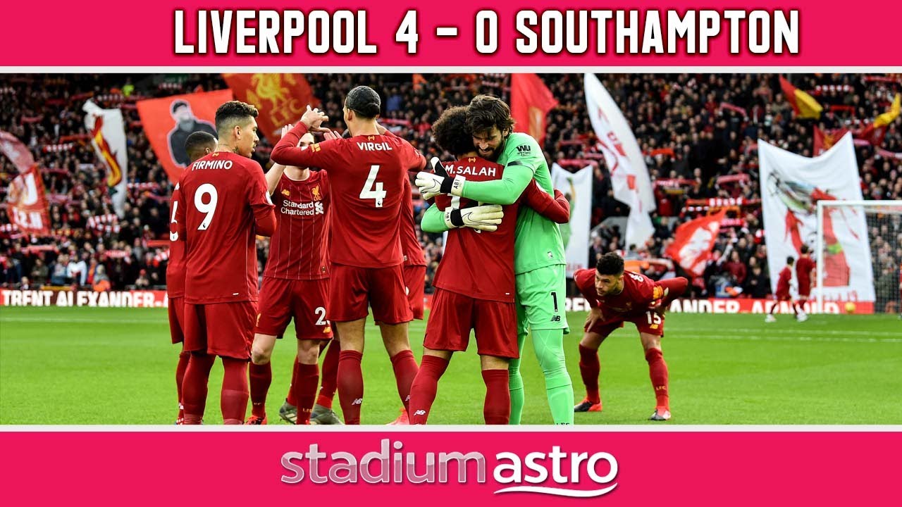 Liverpool 4 - 0 Southampton | EPL Highlights | Astro Supersport - YouTube