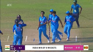 INDW vs SLW, India Women vs Sri Lanka Women Highligts, Asia Cup Final, INDW vs SLW Highlights