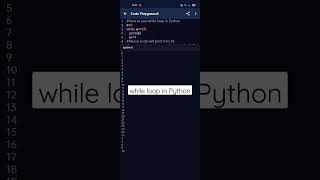 How to use while loop in Python 29 #pythonforbeginners #pythonbasics #pythonprograming #shorts
