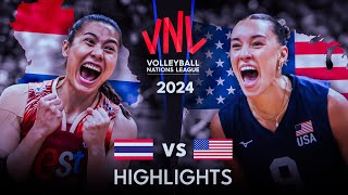 🇺🇸 USA vs THAILAND 🇹🇭 | Highlights | Women's VNL 2024