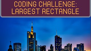 Largest Rectangle | HackerRank (JavaScript)