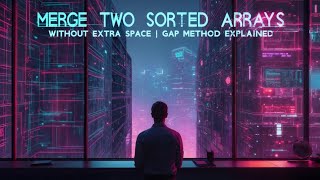 Merge Two Sorted Arrays Without Extra Space | Gap Method Explained #python #dsa