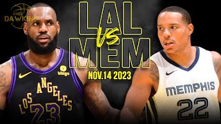 Los Angeles Lakers vs Memphis Grizzlies Full Game Highlights | Nov 14, 2023 | FreeDawkins