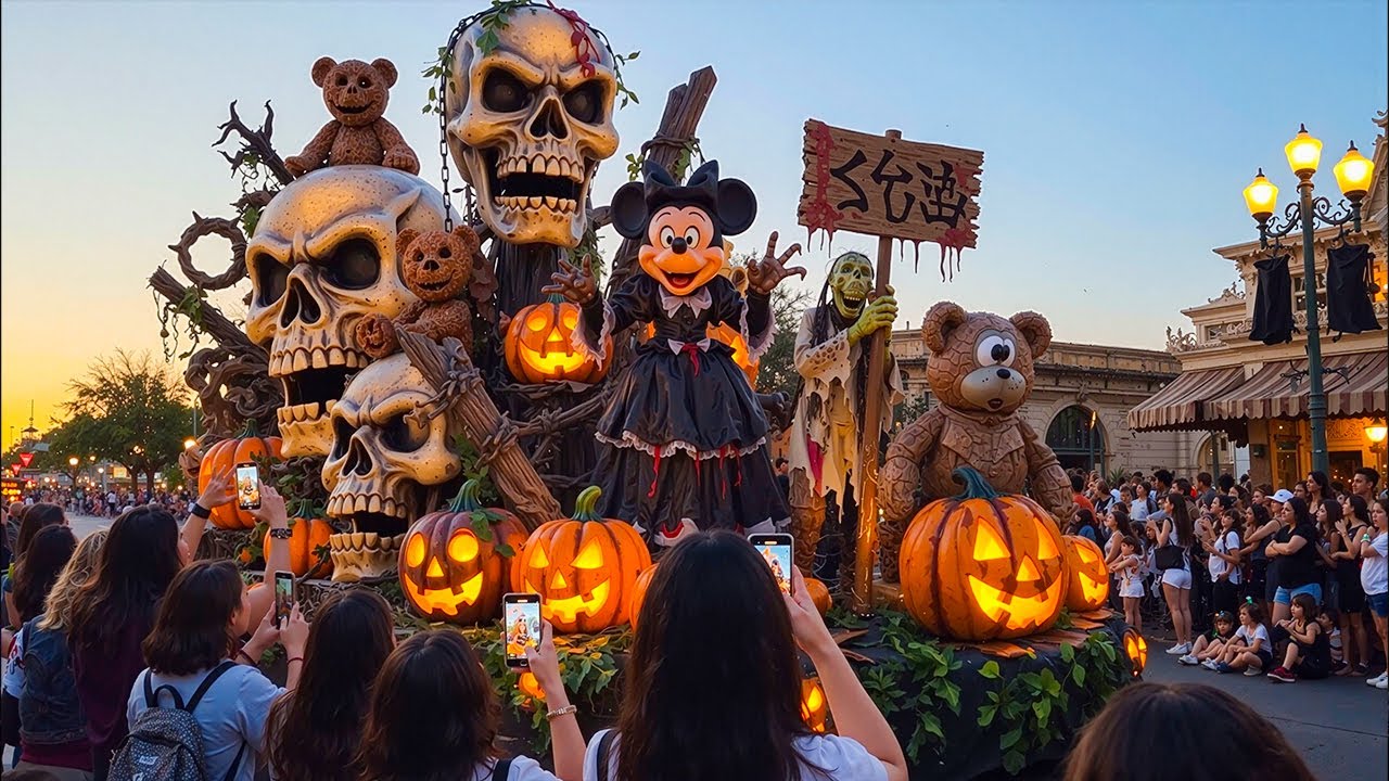 4k Pov Halloween 2025 Disneyland California The Scariest Parade