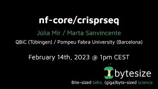 nf-core/bytesize: nf-core/crisprseq