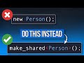 Smart Pointers in C++ (Stop Using new?)