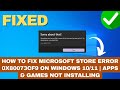 How to Fix Microsoft Store Error 0x80073CF9 on Windows 10/11 | Apps & Games Not Installing
