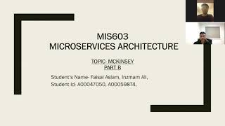 MIS 603 Part B Mckinsey Presentation