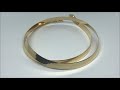 14k Yellow Gold Imperial Herringbone Chain Necklace, 6 0mm