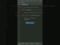 interface in java