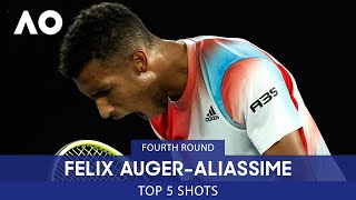 Felix Auger-Alliasime | Top 5 Shots (4R) | Australian Open 2022