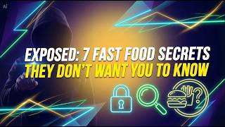 7 Fast Food Secrets They Don't Want You To Know (Insider Exposed)