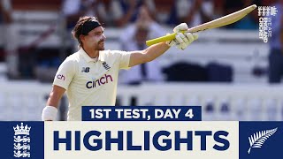 England v New Zealand Day 4 Highlights | Burns Hits Ton After Southee Burst | 1st LV= Insurance Test