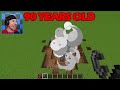 reacting to minecraft at different ages