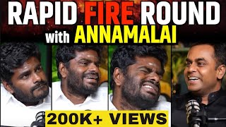 Annamalai Rapid Fire Round with Sushant Sinha Podcast | Kohli or Dhoni, Kejriwal or Rahul Gandhi?