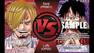 Sanji (PRB01) VS Pluffy (OP05) ll Round 1 Baxter's Locals OP09