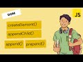JavaScript DOM Building Blocks: createElement(), append(), appendChild(), and prepend