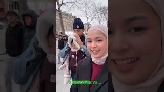 ahmad megantara bersama keluarga kecilnya di paris #megantaraterbaru