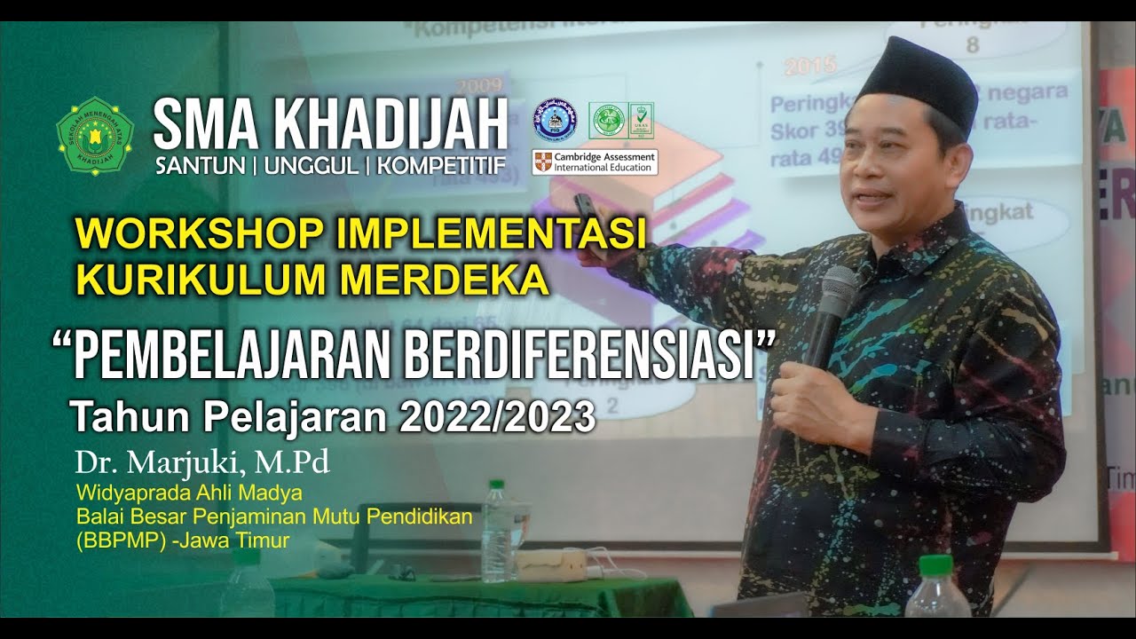 Workshop Implementasi Kurikulum Merdeka | Pembelajaran Berdiferensiasi ...