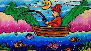 Pasar Tradisional Cara Menggambar Dan Mewarnai Dengan
