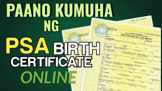 PAANO KUMUHA NG PSA BIRTH CERTIFICATE ONLINE 2025 | HOW TO REQUEST PSA BIRTH CERTIFICATE ONLINE 2025