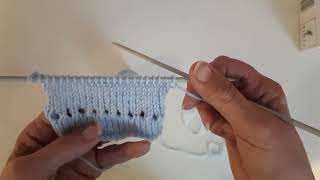 #52, How to Knit a Picot Edge, Sheila's Just Knitting