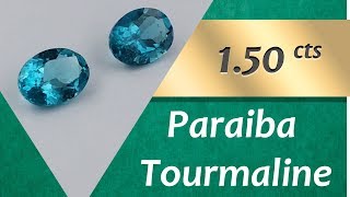 Paraiba Tourmaline. 1.50 Carats Natural Paraiba Tourmaline