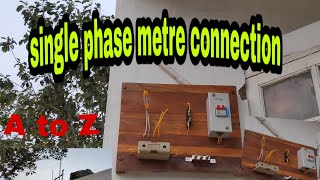 single phase metre connection