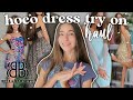 HOMECOMING DRESS TRY ON HAUL ✨️| Bella Barnett haul