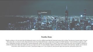 Parallax Effect | Only HTML & CSS