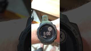 More Garmin instinct issues! Shutting off when an alarm goes off!