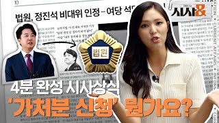 4분 완벽정리 시사상식!✔'가처분 신청' 정확한 뜻과 종류 | [차이나는 시사\u0026] 1회