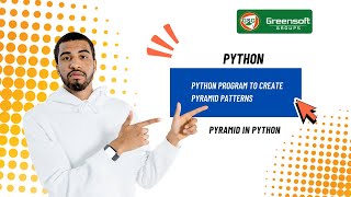 python program to create pyramid patterns
