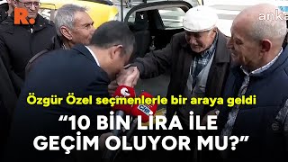 Özel, Kütahya sokaklarında seçmenlerle sohbet etti: \