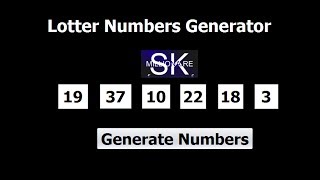 Java NetBeans Lottery Tutorial Using Random Function