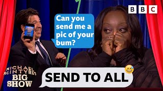 Judi Love asks for bum pics from all her contacts 😳 🍑 | Michael McIntyre's Big Show - BBC