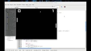 Pong made using python, pygame (Code in the description)