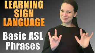 LEARNING SIGN LANGUAGE | Airport Signs | 29 Basic ASL Phrases