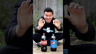Coke vs Pepsi MENTOS Challenge