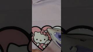 making a custom hello kitty sweater #hellokitty #sanrio #customhellokitty