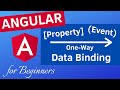 Angular One Way Data Binding | Property & Event Binding Examples (2020)