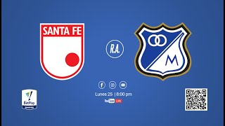 SANTA FE vs MILLONARIOS|GRUPO A CUADRANGULAR FINAL LIGA BETPLAY 2|26-11-2024|8:00 PM|REVOLUCIÓN AZUL