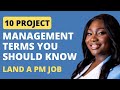 10 Project Management Terms You Should Know to Land a PM Job  | Speak like a Project Manager