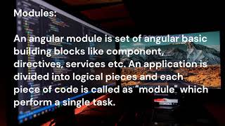 What are the key components of Angular? Angular interview question and Answer | @devinterviewshorts