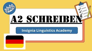 A2 Schreiben Sample 6 : Start Deutsch A2 / GOETHE INSTITUT PRUFUNG/ TELC DEUTSCH A2